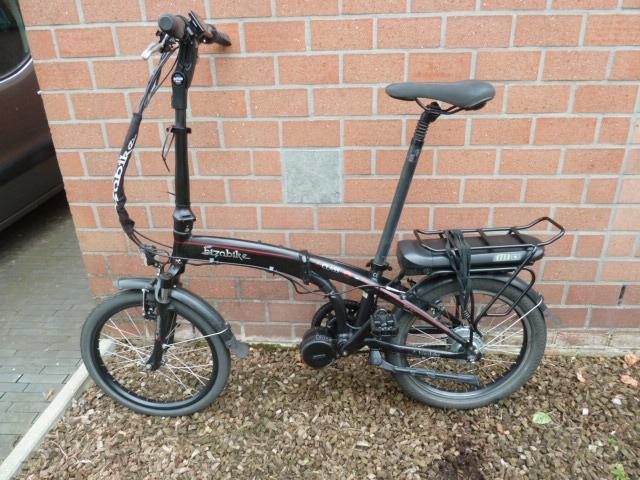 electrische plooifiets BIZOBIKE vouwfiets BAFANG motor, Vélos & Vélomoteurs, Vélos | Vélos pliables, Enlèvement