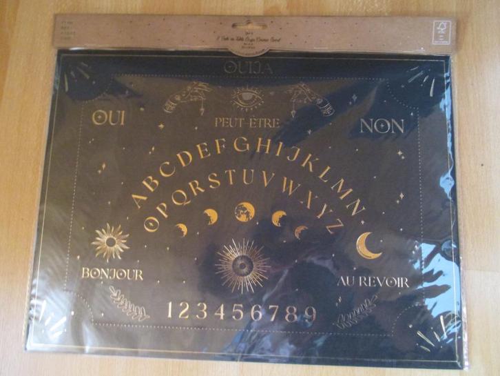 8 ouija placemats feest halloween nieuw, Hobby en Vrije tijd, Feestartikelen, Nieuw, Feestartikel, Ophalen of Verzenden