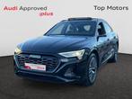 Audi Q8 e-tron Sportback 55*S-LINE*PLATINUM*PANO*HEAD-UP*360, Automaat, Airbags, Q8, Zwart