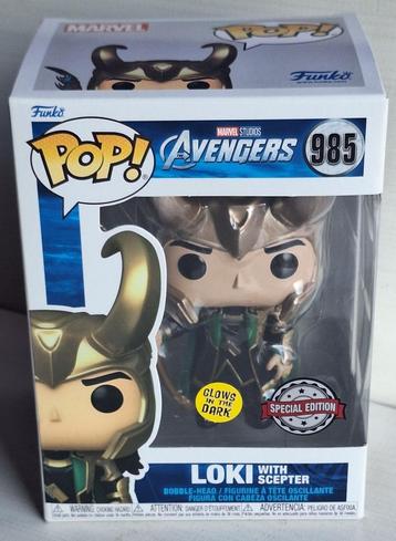 Nouvelle figurine Funko Pop  Avengers Loki avec sceptre  beschikbaar voor biedingen
