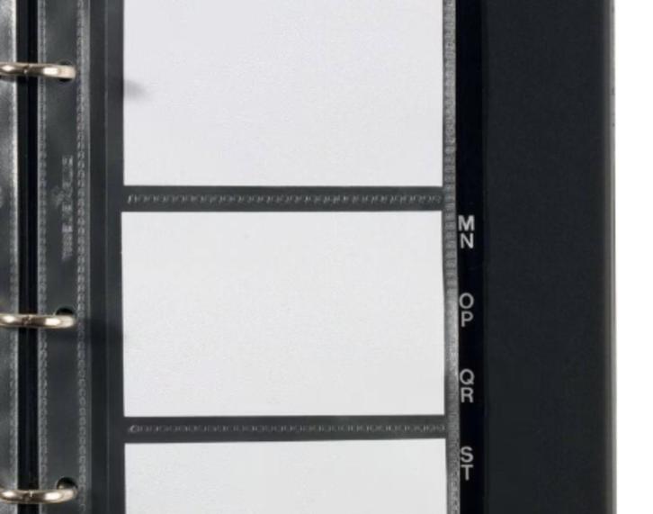 3 x DURABLE Visifix A-Z ringmappen voor 1.440 visitekaartjes, Diversen, Bureau-accessoires, Zo goed als nieuw, Ophalen