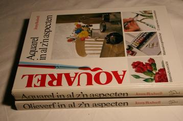 2 boeken over schilderen met olieverf en aquarel, Enlèvement ou Envoi, Comme neuf, Peinture à l'huile