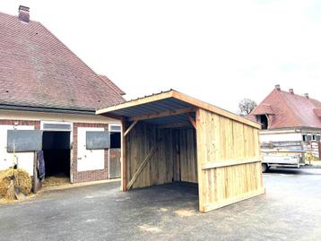 Schuilhok volledig in Douglashout 3x3m of 3x4m beschikbaar voor biedingen