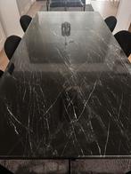 Custom-Made Black Marble Dining Table 210x100 cm, Marble, Comme neuf, 100 à 150 cm, Enlèvement