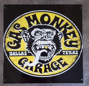 Gas Monkey zwaar metalen garage reclame decoratie bord beschikbaar voor biedingen