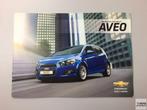 Brochure Chevrolet Aveo 2012 FR, Utilisé, Chevrolet