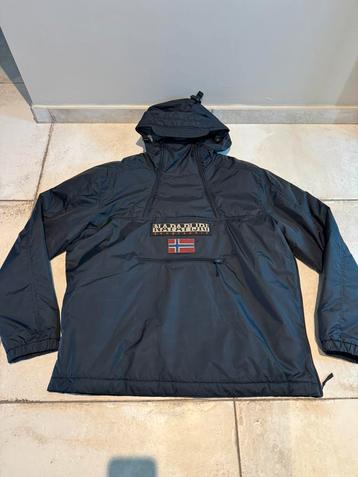 Nieuwe originele casual Napapijri Northfarer jas zwart  XXL