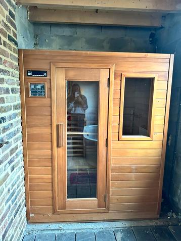 Werkende infrarood sauan, Enlèvement, Comme neuf, Infrarouge, Sauna complet