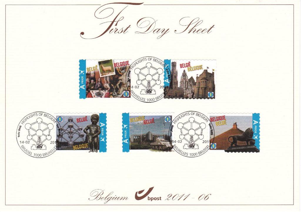 Année 2011 : FDS 2011-06 - 4098-4102 du carnet 119 - Petit g, Enlèvement ou Envoi, Autocollant