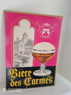 CARMES-bierreclame, Ophalen of Verzenden, Gebruikt, Reclamebord, Plaat of Schild, Overige merken