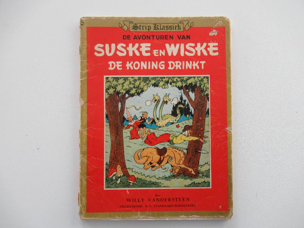 strip klassiek...nr.5...de koning drinkt, Boeken, Ophalen of Verzenden, Gelezen