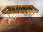 Vintage kikkertafel tafelvoetbal voor kinderen, Ophalen, Gebruikt