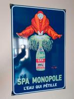 Emaille spa monopole EB 2014, Verzamelen, Merken en Reclamevoorwerpen, Ophalen of Verzenden, Zo goed als nieuw