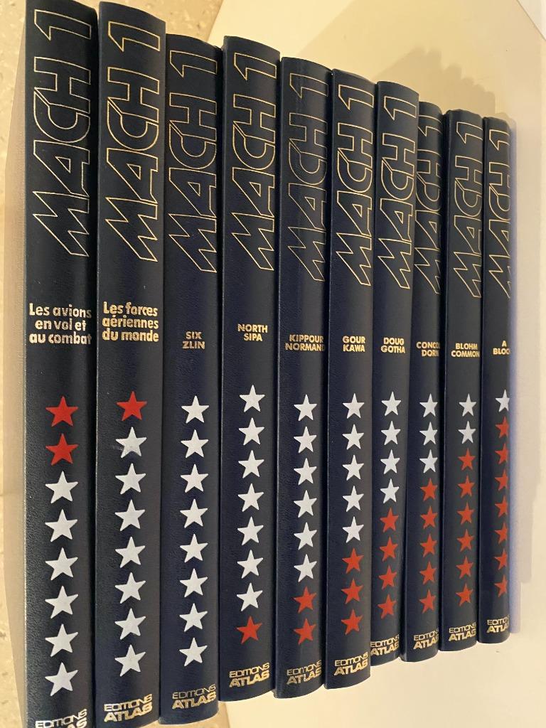 Atlas Mach1 Encyclopédie de l'Aviation série complète 10/10, Livres, Guerre & Militaire, Comme neuf, Armée de l'air, Enlèvement ou Envoi