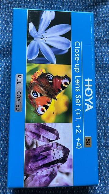 Close-up/Macro lens set (+1, +2, +4) Hoya HMC 58 mm beschikbaar voor biedingen