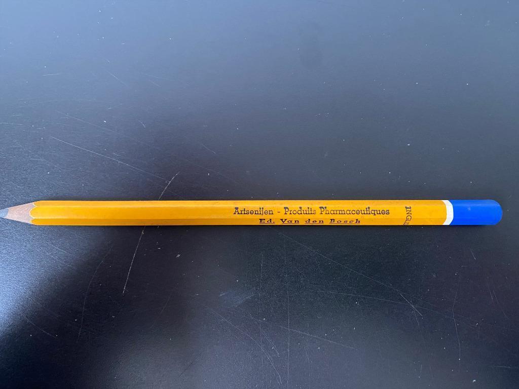 Crayon publicitaire vintage Artsenijen Van den Bosch 1930-40, Antiquités & Art, Curiosités & Brocante, Enlèvement ou Envoi