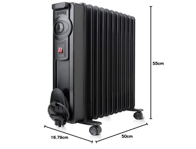 Radiateur bain d'huile BXRA2000E BLACK+DECKER, Divers, Divers Autre, Neuf, Enlèvement