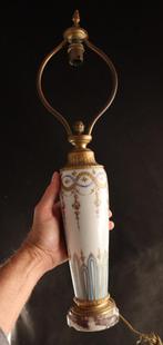 Grote antieke porseleinen lamp, Antiek en Kunst, Ophalen of Verzenden