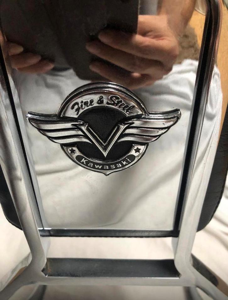 sissy bar / rugsteun – chroom met kussen (Fire & Steel), Motos, Pièces | Harley-Davidson, Enlèvement