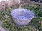Bassine zinc, Ophalen, Zo goed als nieuw, Rond, Metaal