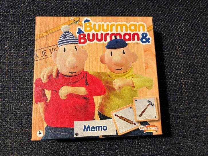 Buurman & Buurman memo ( memoryspel ), Hobby en Vrije tijd, Gezelschapsspellen | Overige, Zo goed als nieuw, Een of twee spelers