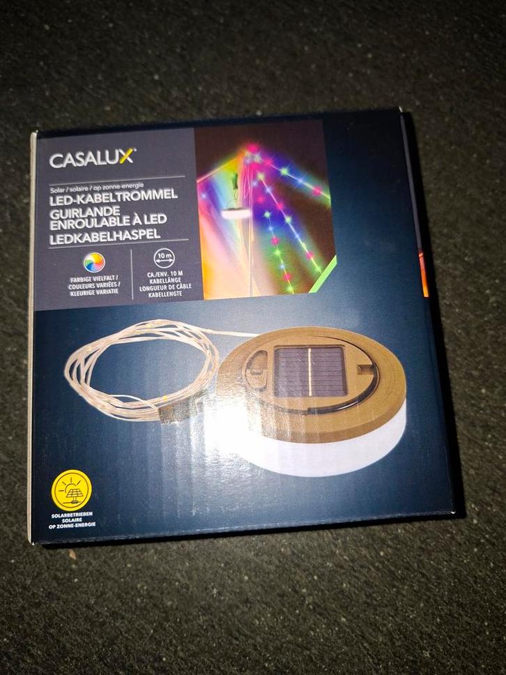 Enrouleur de câble LED CASALUX., Caravanes & Camping, Auvents, Neuf, Autres marques, Enlèvement ou Envoi