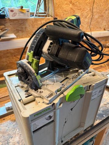 Festool invalzaag TS55 met koffer en geleiding 3m