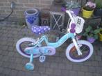 Meisjesfiets Frozen 14 inch, Ophalen, Zo goed als nieuw