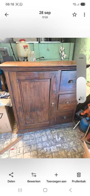 Antieke kast  beschikbaar voor biedingen