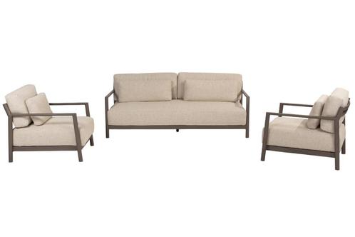 Capresi stoel bank loungeset 3 delig terre 4 Seasons Outdoor, Tuin en Terras, Tuinsets en Loungesets, Nieuw, Loungeset, Aluminium