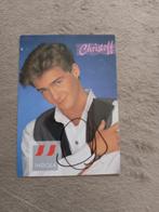 Fotokaart met handtekening Christoff, Ophalen of Verzenden