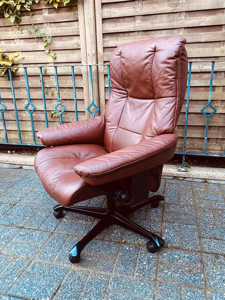 Prachtige Stressless bureastoel/relaxfauteuil, Huis en Inrichting, Bureaustoelen, Bureaustoel, Ophalen of Verzenden