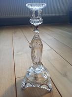 Oude kandelaar en asbak Val st Lambert, Antiek en Kunst, Ophalen