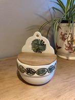 Bouquet Garni wit keramiek zoutvat kruidenboter muurvaas, Antiek en Kunst, Antiek | Keukengerei, Ophalen