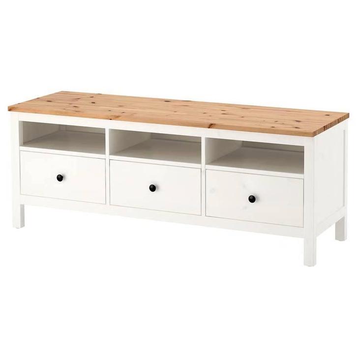 Meuble TV 3 tiroirs (Ikea Hemnes), Maison & Meubles, Armoires | Mobilier de télévision, Neuf, Moins de 100 cm, 100 à 150 cm, 50 à 75 cm