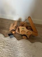 Houten hijskraan, Kinderen en Baby's, Speelgoed | Houten speelgoed, Gebruikt, Ophalen, Duw- of Trekspeelgoed