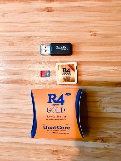 Cartouche flash card R4 GOLD (DISPONIBLE), Games en Spelcomputers, Games | Nintendo DS, Zo goed als nieuw, Avontuur en Actie