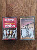 Cassettebandjes Abba, Cd's en Dvd's, Cassettebandjes, 2 t/m 25 bandjes, Pop, Met bewaardoos, rek of koffer, Gebruikt