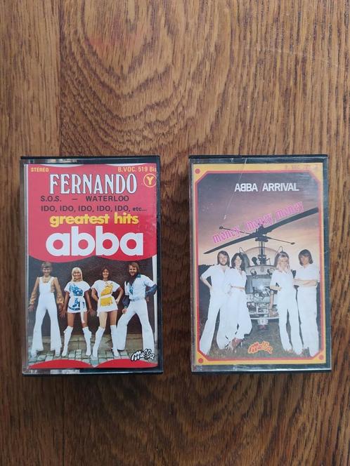 Cassettebandjes Abba, Cd's en Dvd's, Cassettebandjes, Gebruikt, Origineel, Pop, 2 t/m 25 bandjes, Met bewaardoos, rek of koffer