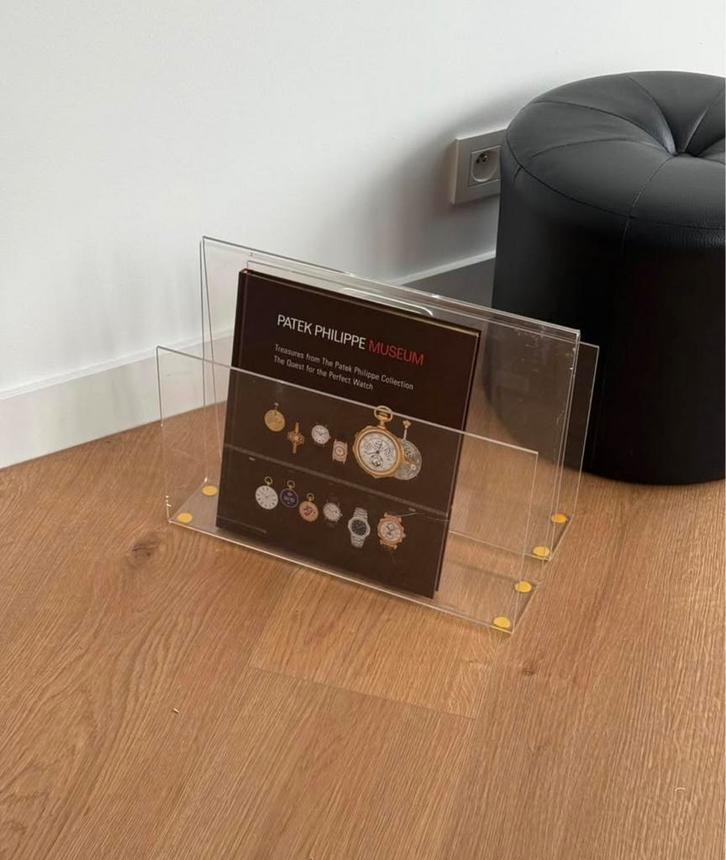 Porte-revues / Porte-documents en plexiglas transparent, Huis en Inrichting, Woonaccessoires | Krantenbakken en Lectuurbakken