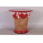 Tafel en stoelen in ijs uitvoering - terrasstoelen schepijs, Ophalen, Nieuw