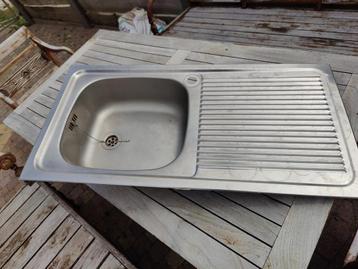 Inox lavabo / wadbak beschikbaar voor biedingen