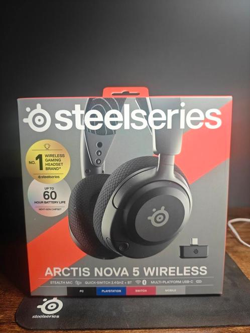 steelseries arctis nova 5 wireless headset, Games en Spelcomputers, Spelcomputers | Xbox | Accessoires, Nieuw, Ophalen of Verzenden