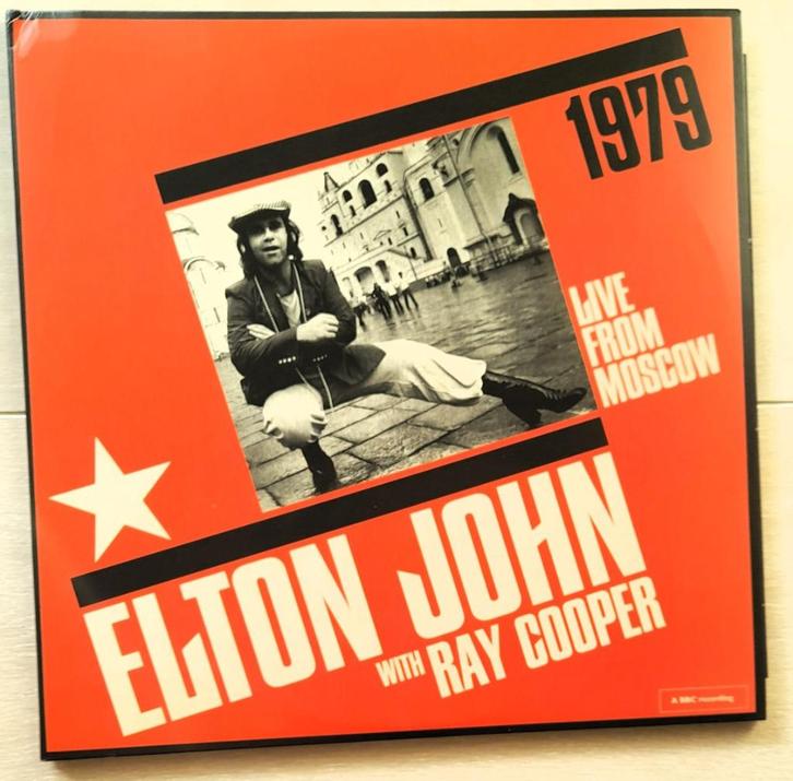 ELTON JOHN with RAY COOPER Live from Moscow 1979 2xLP, Cd's en Dvd's, Vinyl | Rock, Zo goed als nieuw, Poprock, 12 inch, Ophalen of Verzenden