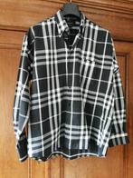 Herenhemd Burberry maat L, nieuw, Zwart, Ophalen of Verzenden, Zo goed als nieuw, Halswijdte 41/42 (L)