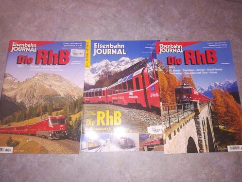 3 Tijdschriften Eisenbahn Journal Hors Serie RhB, Hobby en Vrije tijd, Modeltreinen | H0, Zo goed als nieuw, Boek, Tijdschrift of Catalogus