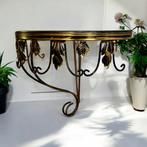 Vintage 'gouden' legger / etagere / wandconsole, Antiek en Kunst, Ophalen of Verzenden