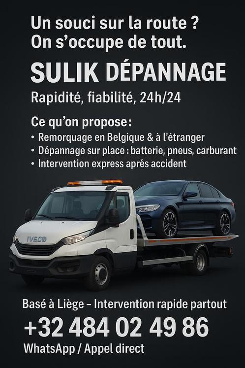 24/7 reparatie en slepen, Auto diversen, Autostaanplaatsen en Garages