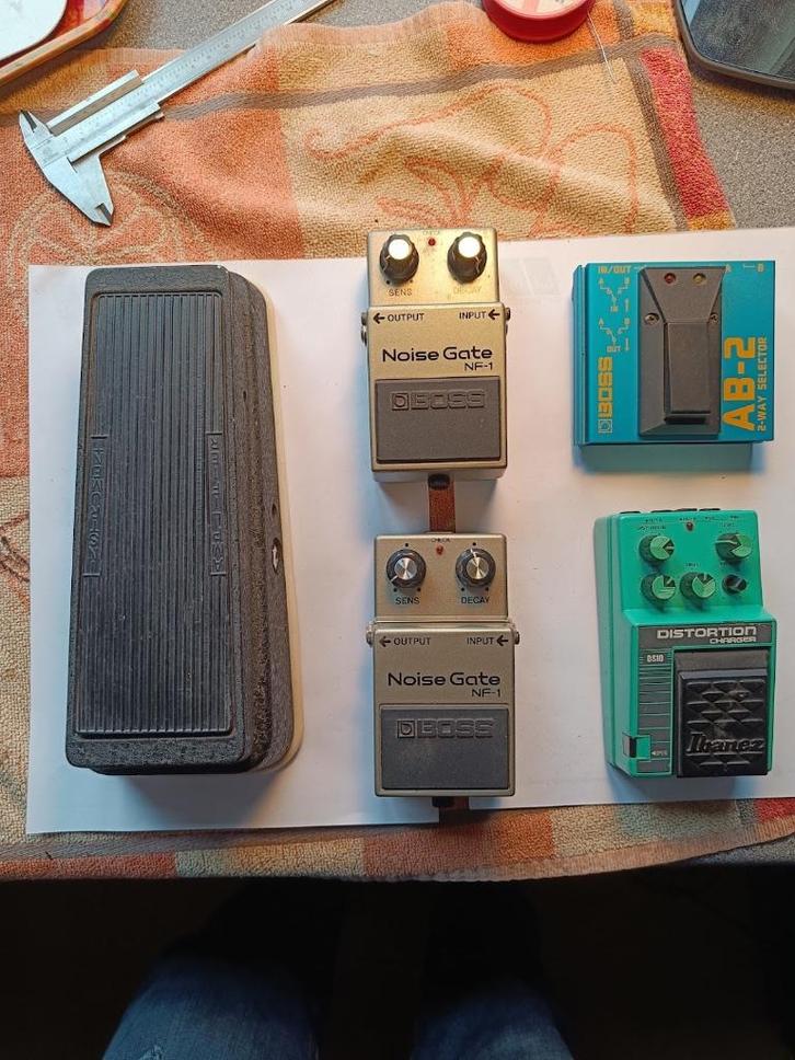 Gitaareffecten Dunlop - Boss - Ibanez, Muziek en Instrumenten, Effecten, Gebruikt, Distortion, Overdrive of Fuzz, Wah Wah, Overige typen