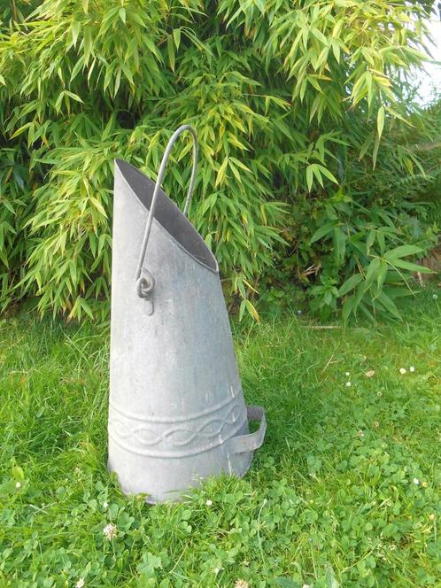 Vintage kolenbak in zink, Antiek en Kunst, Antiek | Gereedschap en Instrumenten, Ophalen